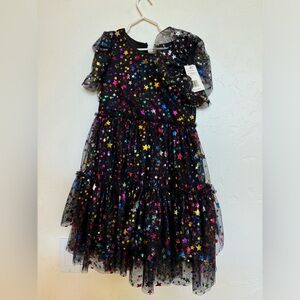 Lola & The Boys Shining Rainbow Tulle dress, size 8